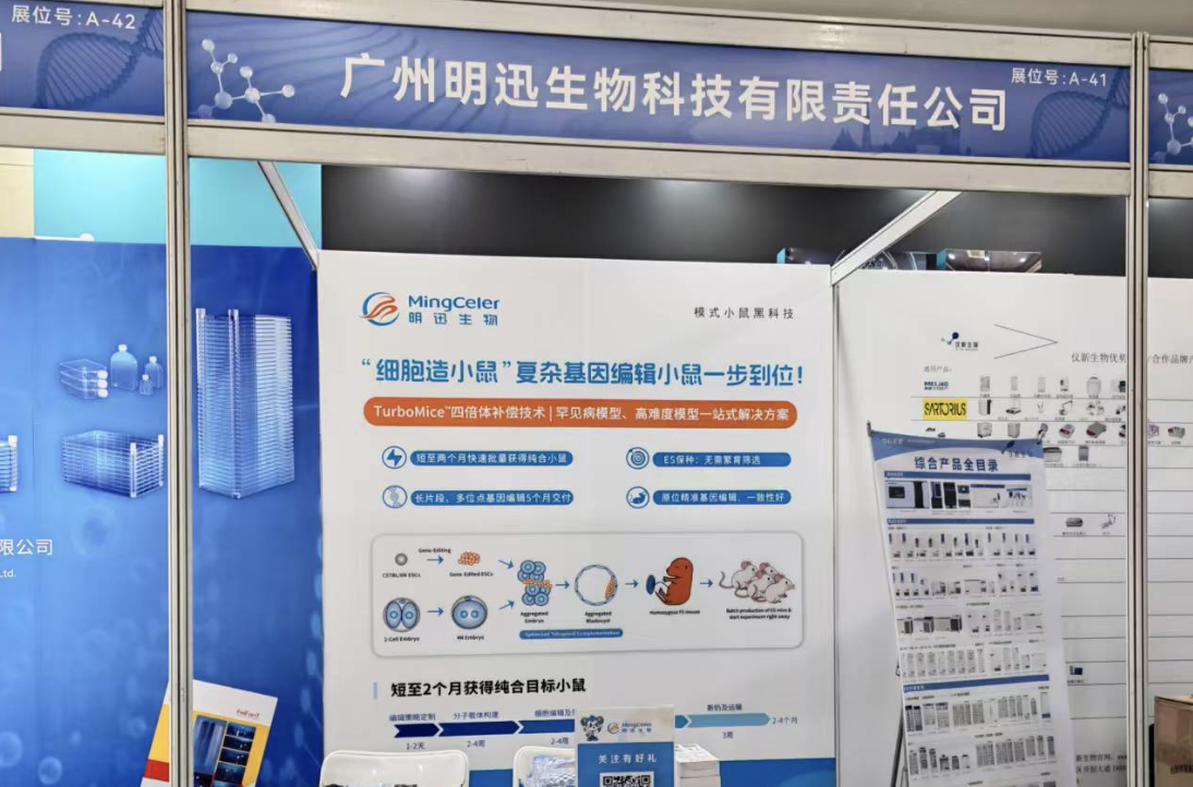 会议现场 | 明迅生物参展2026黄埔细胞与基因创新大会，TurboMice™技术助力新药研发